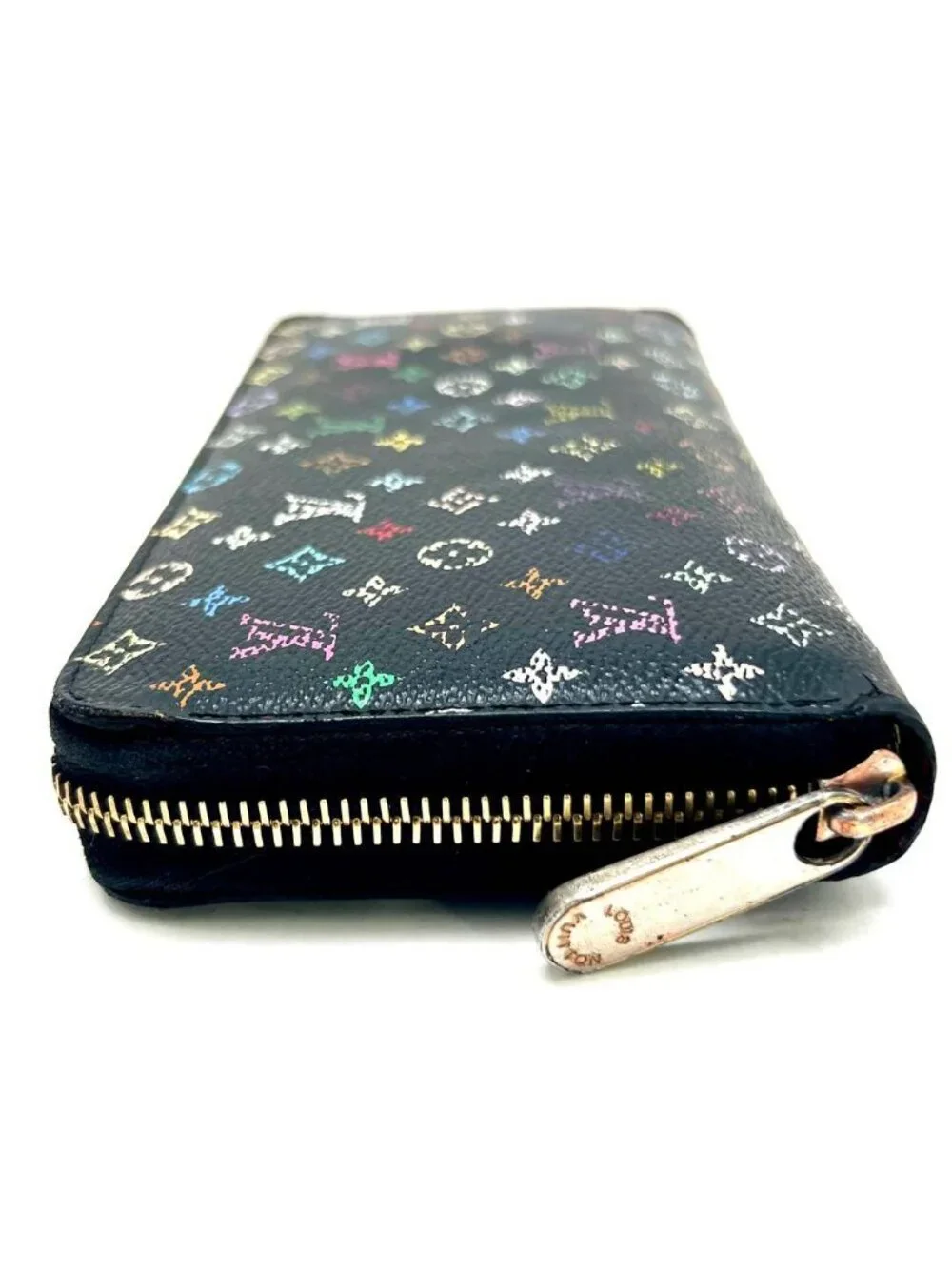 Louis Vuitton Multicolor Monogram Zippy Wallet Pink